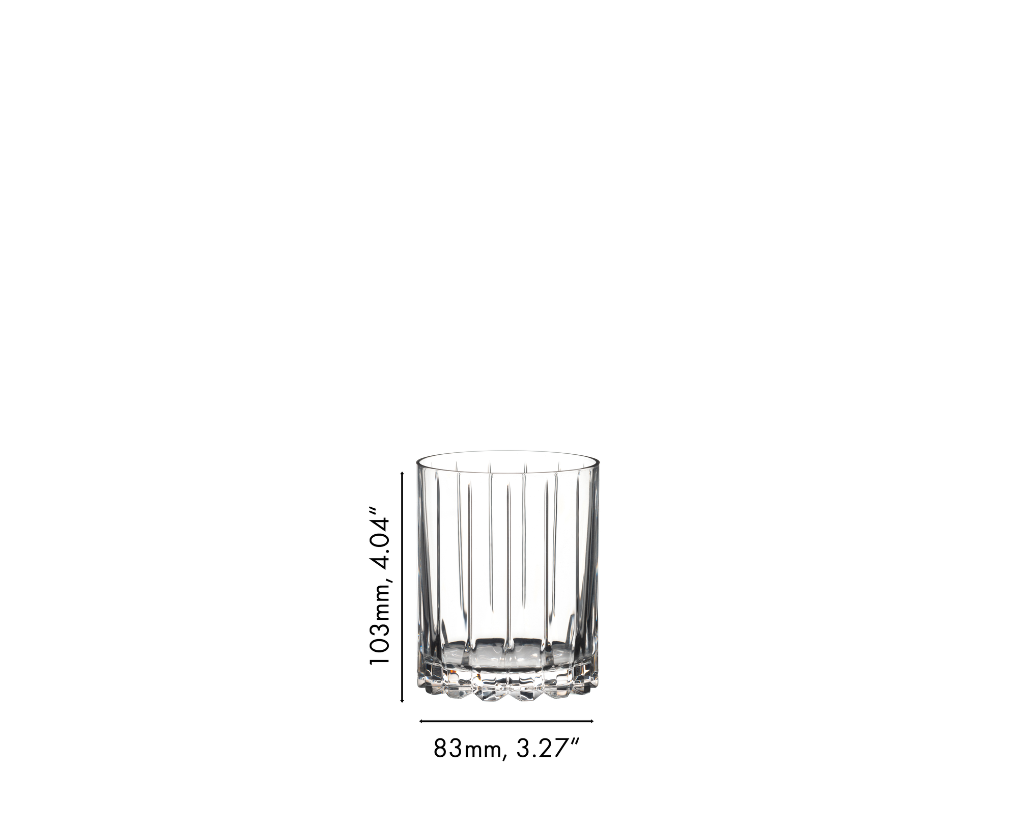 RIEDEL Drink Specific Glassware Restaurant Double Rocks Glass