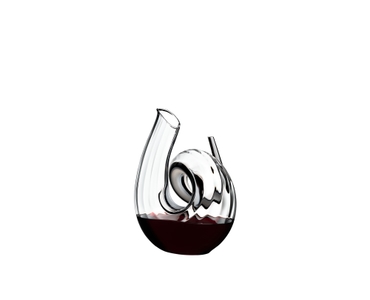 RIEDEL Curly Fatto A Mano Decanter - White / Black