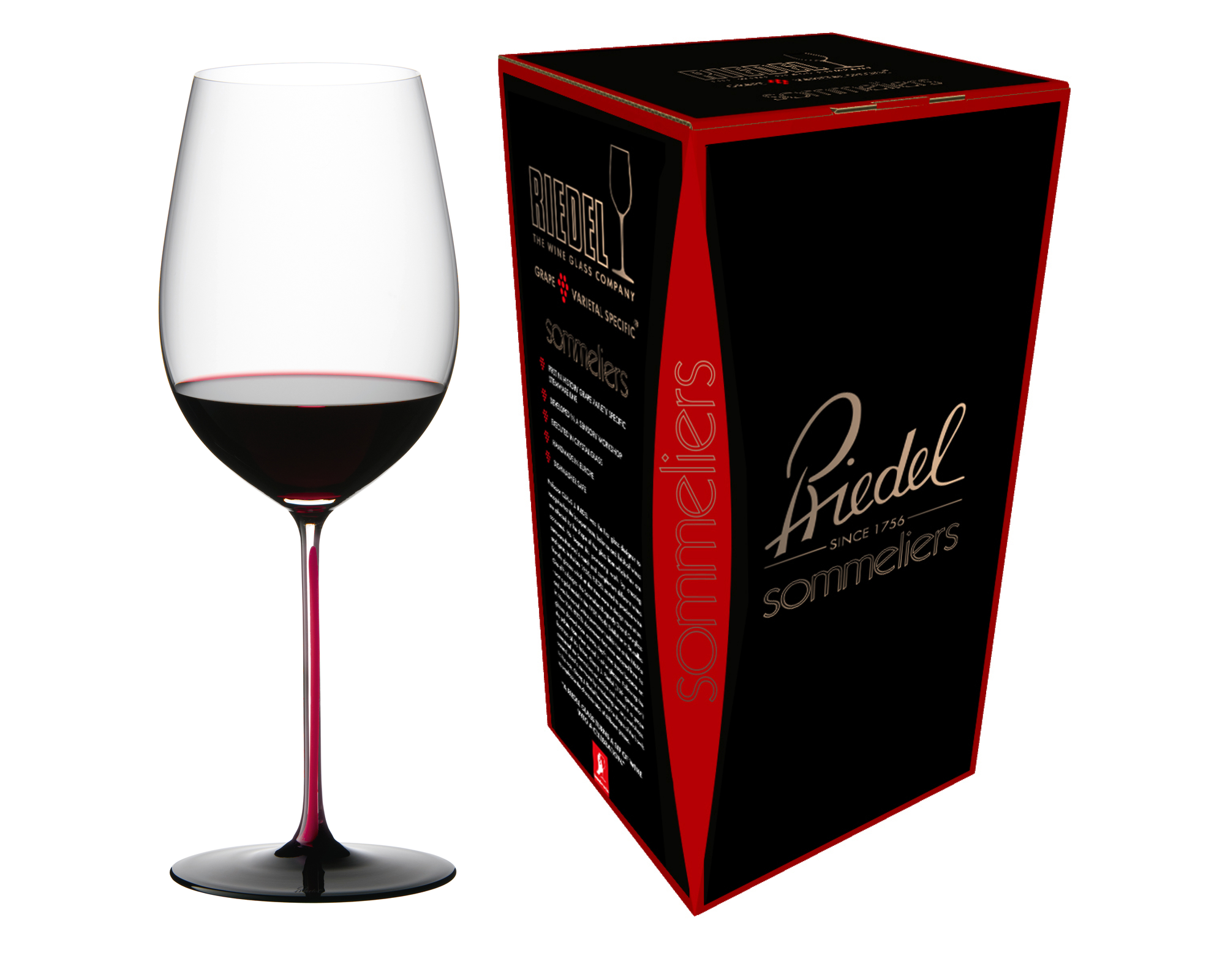 RIEDEL Black Series Collector's Edition Bordeaux Grand Cru - Red / Black