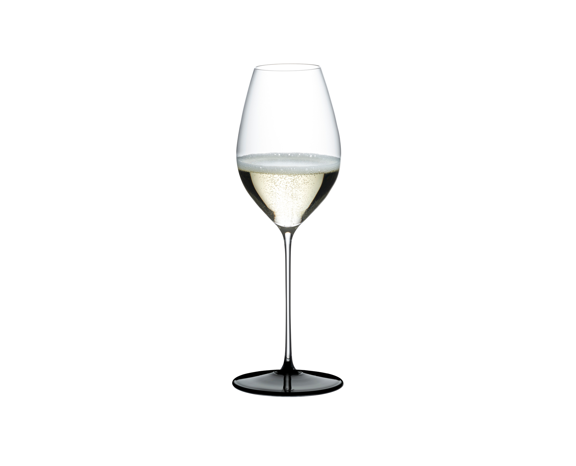 RIEDEL Fatto A Mano Black Tie Champagne Wine Glass / Sauvignon Blanc - Black Base