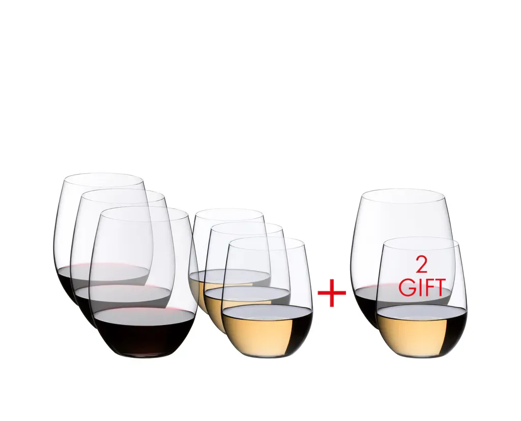 RIEDEL The O Wine Tumbler Cabernet / Merlot + Viognier / Chardonnay