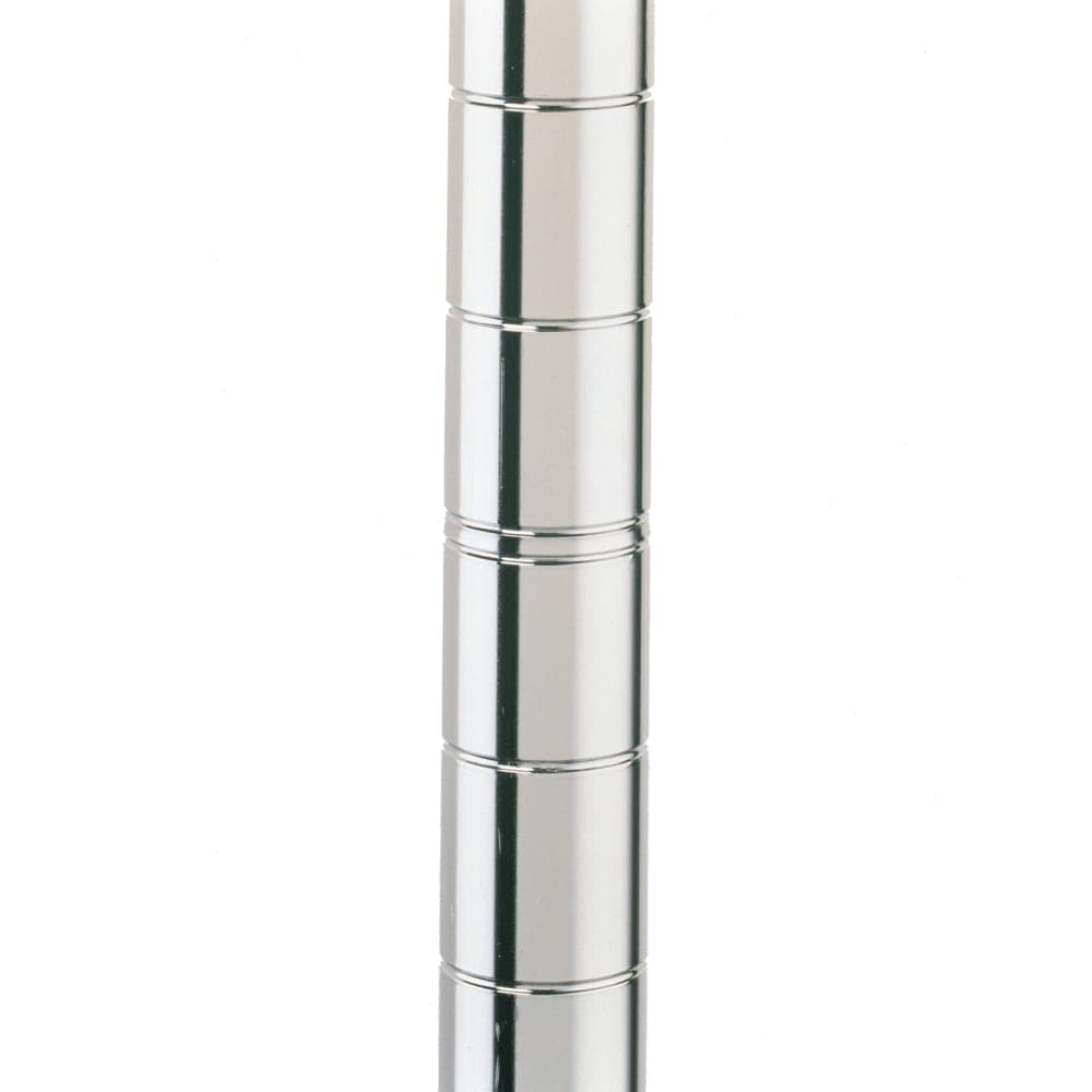 Metro 13P 14 3/8" Super Erecta® SiteSelect™ Post w/ 1" Groove Increments, Chrome