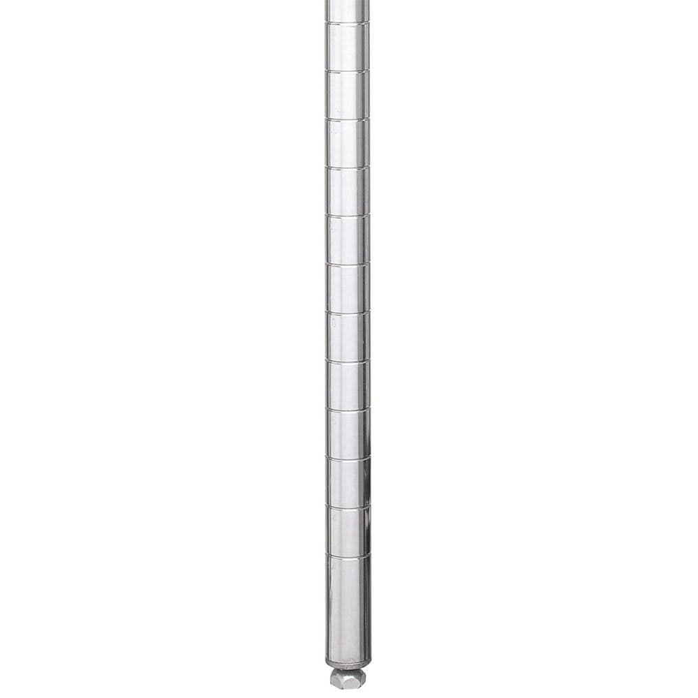 Metro 54P 54 7/16" Super Erecta® Shelving Post w/ 2" Number Increments, Chrome