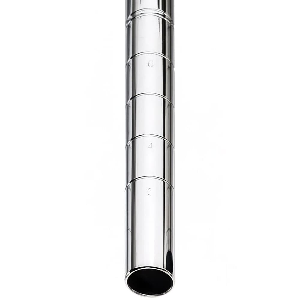 Metro 74UP 73 7/8" Super Erecta® w/ 1" Grooved Increments, Chrome