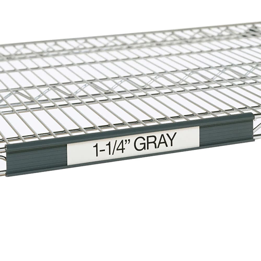 Metro 9990P2 Super Erecta® Label Holder - 19" x 1 1/4", Gray