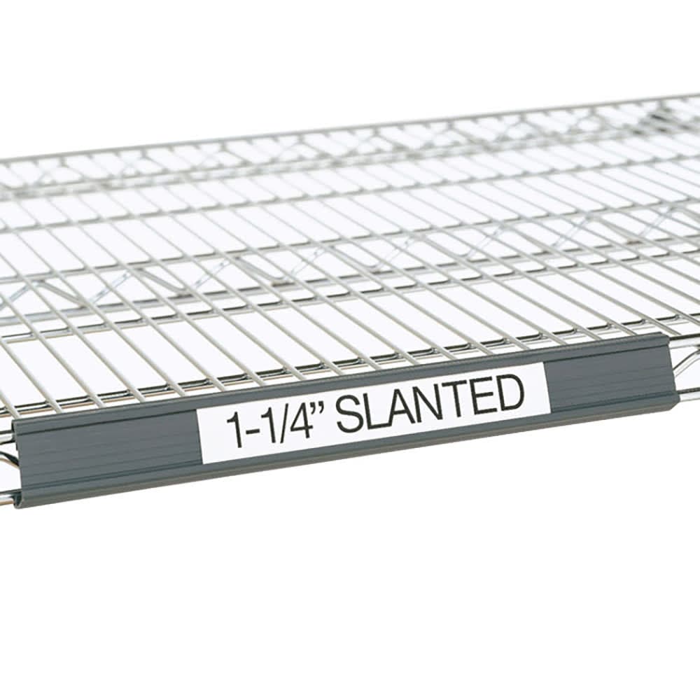 Metro 9990SL3 Super Erecta® Slanted Label Holder - 31" x 1 1/4", Gray