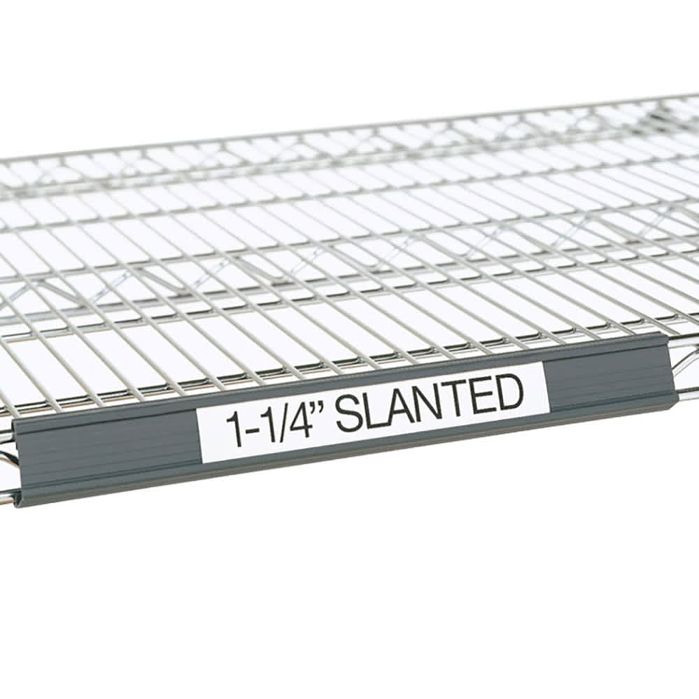 Metro 9990SL5 Super Erecta® Slanted Label Holder - 55" x 1 1/4", Gray