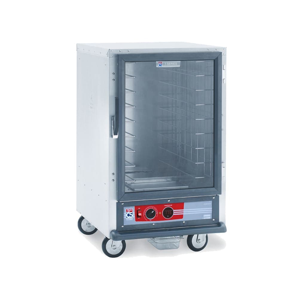 Metro C515-HFC-4 1/2 Height Non-Insulated Mobile Heated Cabinet w/ (8) Pan Capacity, 120v