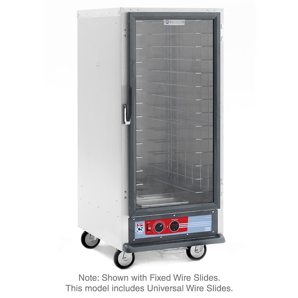 Metro C517-HFC-U 3/4 Height Non-Insulated Mobile Heated Cabinet w/ (14) Pan Capacity, 120v
