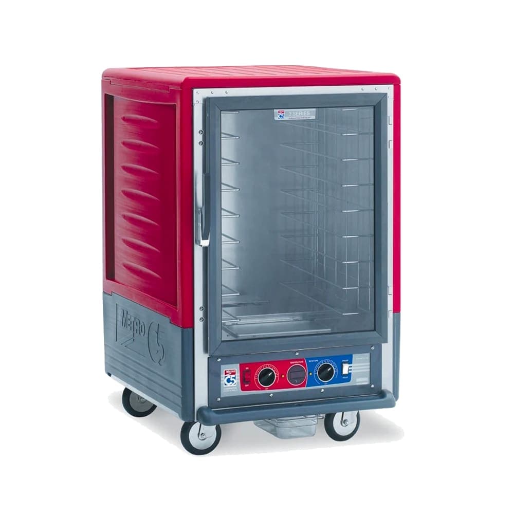 Metro C535-CFC-L 1/2 Height Insulated Mobile Heated Cabinet w/ (17) Pan Capacity, 120v