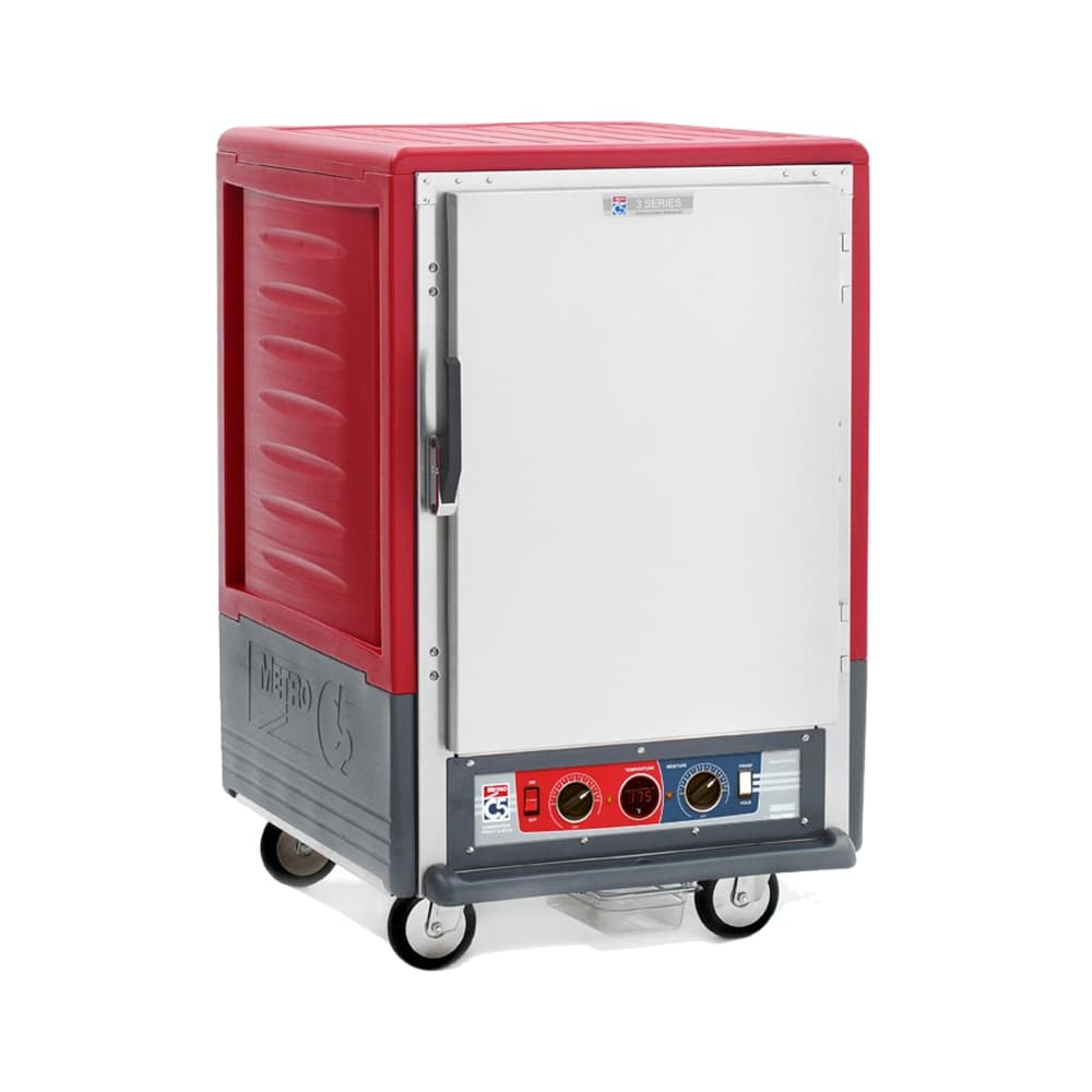 Metro C535-CLFS-4 1/2 Height Insulated Mobile Heated Cabinet w/ (8) Pan Capacity, 120v