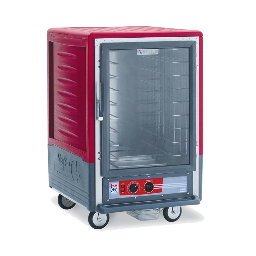 Metro C535-HFC-4 1/2 Height Insulated Mobile Heated Cabinet w/ (8) Pan Capacity, 120v