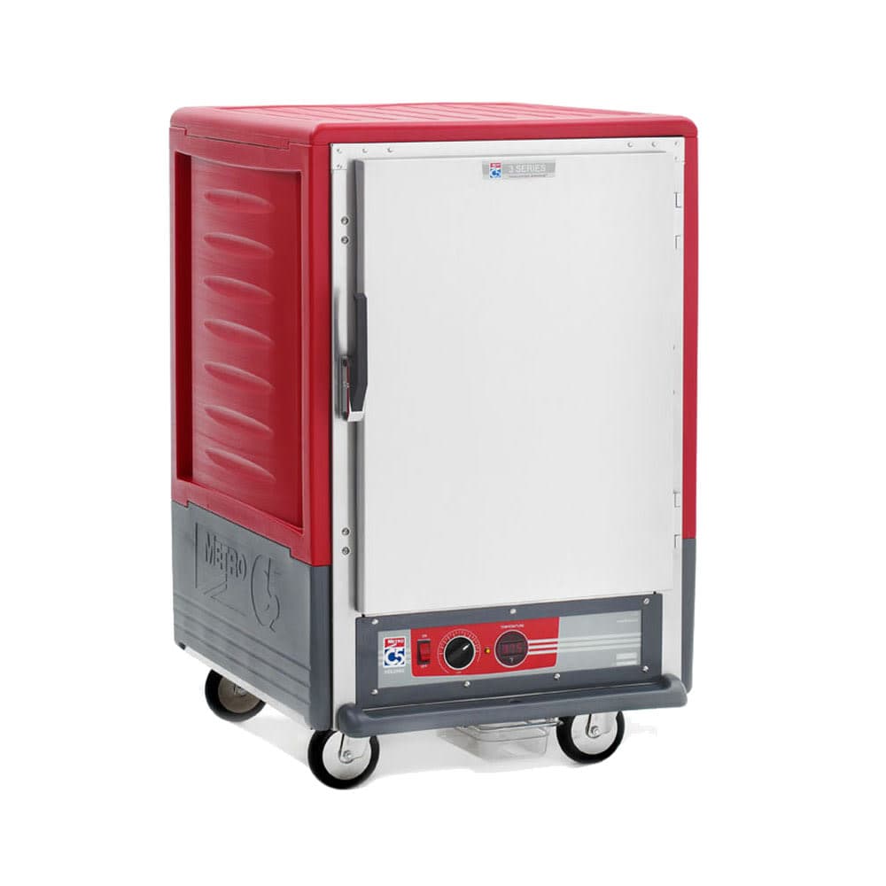 Metro C535-HLFS-4 1/2 Height Insulated Mobile Heated Cabinet w/ (8) Pan Capacity, 120v