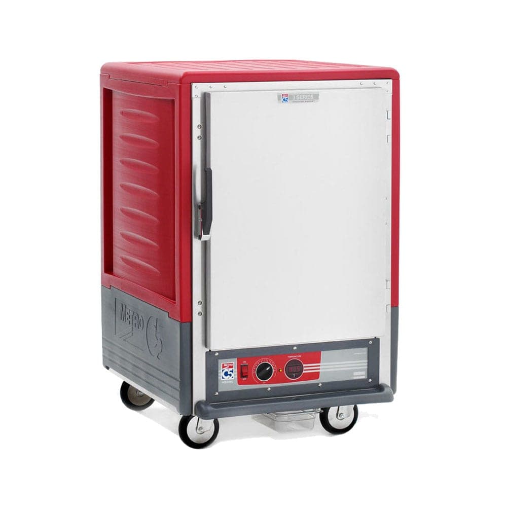 Metro C535-HLFS-L 1/2 Height Insulated Mobile Heated Cabinet w/ (17) Pan Capacity, 120v