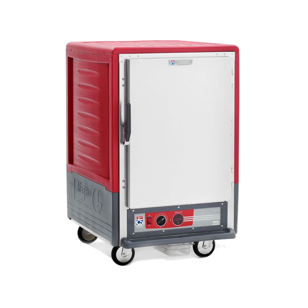 Metro C535-HLFS-U 1/2 Height Insulated Mobile Heated Cabinet w/ (8) Pan Capacity, 120v