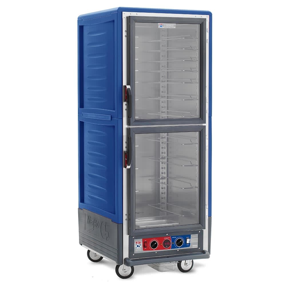 Metro C539-CDC-U-BU Full Height Insulated Mobile Heated Cabinet w/ (17) Pan Capacity, 120v