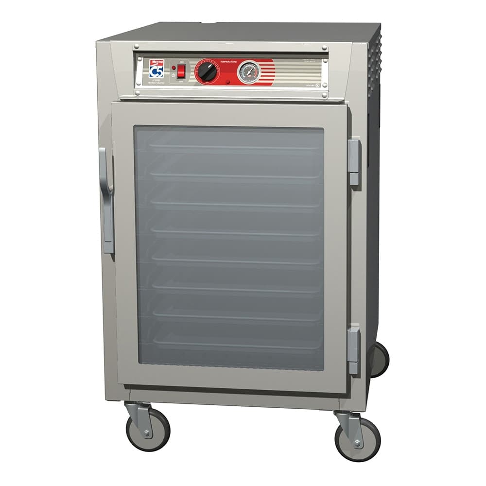 Metro C565-SFC-L 1/2 Height Insulated Mobile Heated Cabinet w/ (17) Pan Capacity, 120v