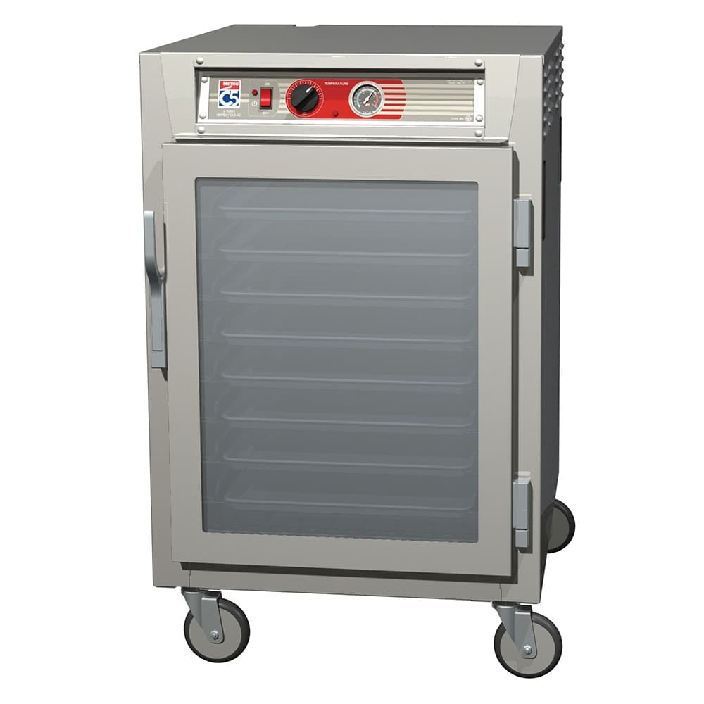 Metro C565-SFC-LPFS 1/2 Height Insulated Mobile Heated Cabinet w/ (17) Pan Capacity, 120v