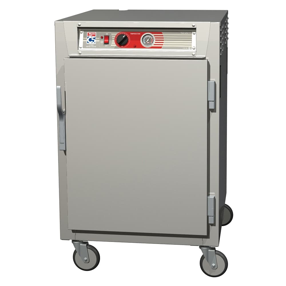 Metro C565-SFS-U 1/2 Height Insulated Mobile Heated Cabinet w/ (8) Pan Capacity, 120v