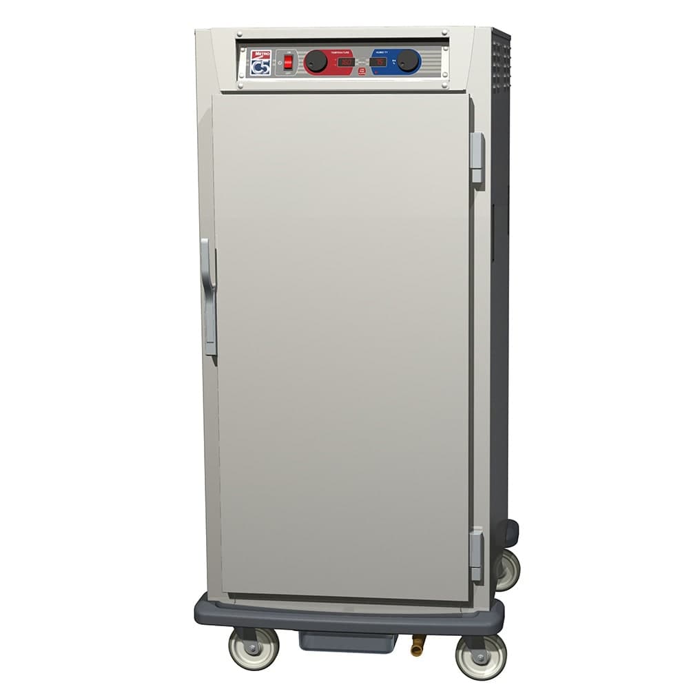 Metro C597-SFS-L 3/4 Height Insulated Mobile Heated Cabinet w/ (27) Pan Capacity, 120v