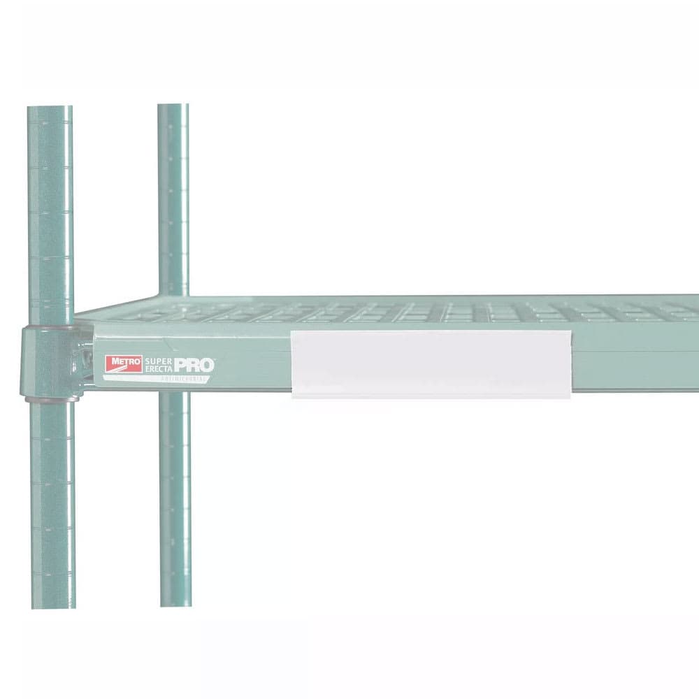 Metro CSM6-WQ MetroMax Q™ Shelf Marker - 6" x 1 1/2", White
