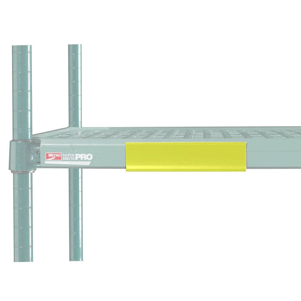 Metro CSM6-YQ MetroMax Q™ Shelf Marker - 6" x 1 1/2", Yellow
