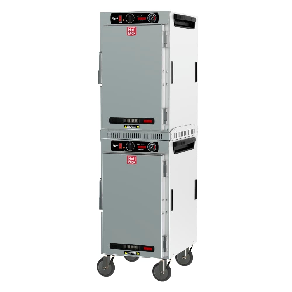 Metro HBCN16-AS-M Full Height Insulated Mobile Heated Cabinet w/ (16) Pan Capacity, 120v