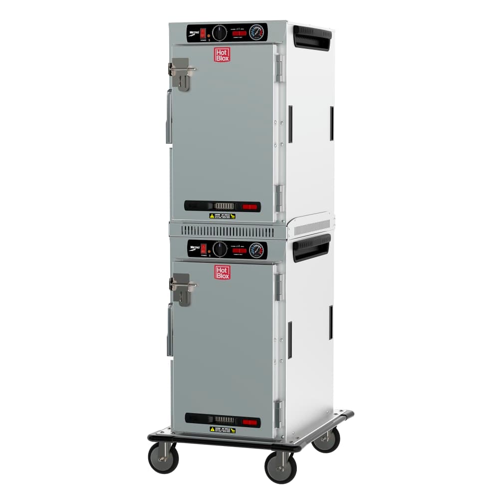 Metro HBCN16-AS-T Full Height Insulated Mobile Heated Cabinet w/ (16) Pan Capacity, 120v