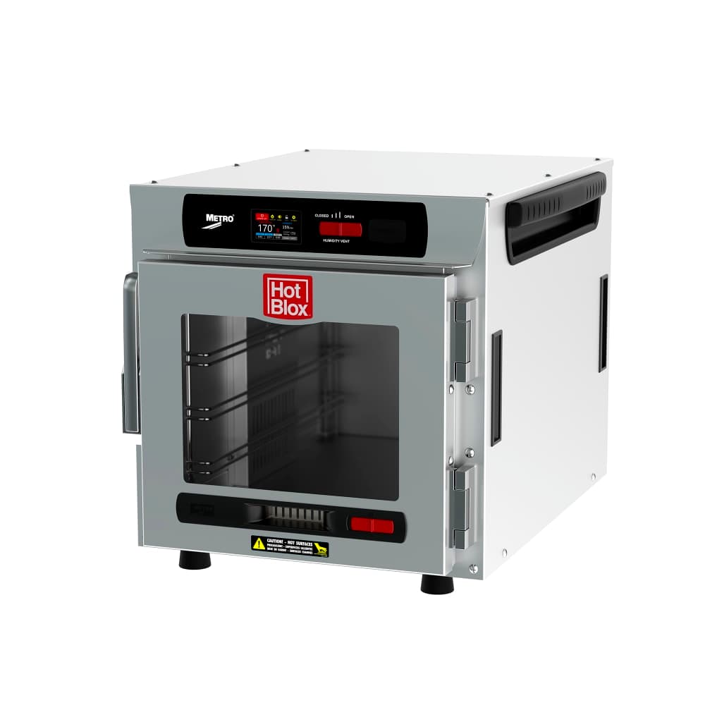 Metro HBCN4-DC-CT Countertop Insulated Mobile Heated Cabinet w/ (4) Pan Capacity, 120v