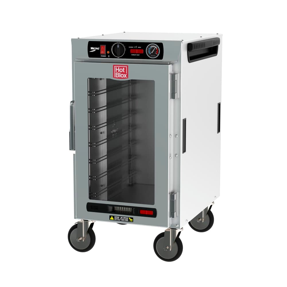Metro HBCN8-AC-M 1/2 Height Insulated Mobile Heated Cabinet w/ (8) Pan Capacity, 120v
