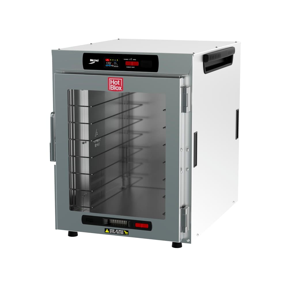Metro HBCW8-DC-CT Countertop Insulated Mobile Heated Cabinet w/ (8) Pan Capacity, 120v