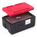 Metro ML180 Mightylite™ Insulated Food Carrier w/ (3) Pan Capacity, Black/Red thumbnail 3