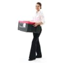 Metro ML180 Mightylite™ Insulated Food Carrier w/ (3) Pan Capacity, Black/Red thumbnail 5