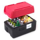 Metro ML180XL Mightylite BigBoy™ Insulated Food Carrier w/ (5) Pan Capacity, Black/Red thumbnail 2