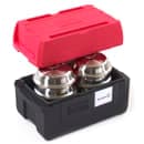 Metro ML180XL Mightylite BigBoy™ Insulated Food Carrier w/ (5) Pan Capacity, Black/Red thumbnail 3