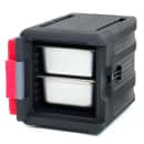 Metro ML300 Mightylite™ Insulated Food Carrier -  45 qt w/ (4) Pan Capacity, Black/Red thumbnail 2