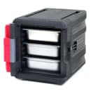 Metro ML300 Mightylite™ Insulated Food Carrier -  45 qt w/ (4) Pan Capacity, Black/Red thumbnail 3