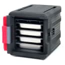 Metro ML300 Mightylite™ Insulated Food Carrier -  45 qt w/ (4) Pan Capacity, Black/Red thumbnail 4