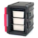 Metro ML400 Mightylite™ Insulated Food Carrier - 60 qt w/ (6) Pan Capacity, Black/Red thumbnail 2