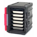 Metro ML400 Mightylite™ Insulated Food Carrier - 60 qt w/ (6) Pan Capacity, Black/Red thumbnail 4