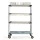 Metro PR48VX3 4 Tier Mobile Drying Rack w/ 2 Drop-Ins, 26" x 50" x 68" thumbnail 2