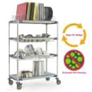 Metro PR48VX3 4 Tier Mobile Drying Rack w/ 2 Drop-Ins, 26" x 50" x 68" thumbnail 3