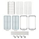 Metro PR48VX3 4 Tier Mobile Drying Rack w/ 2 Drop-Ins, 26" x 50" x 68" thumbnail 4