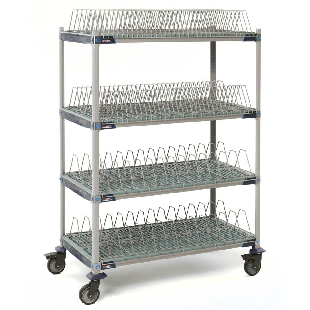 Metro PR48VX4 4 Level Mobile Drying Rack for Trays