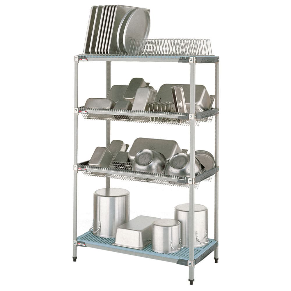 Metro PR48X3 4 Level Stationary Drying Rack for Trays