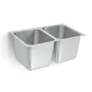 Vollrath 12122-1 (2) Compartment Undermount Sink - 14" x 12" thumbnail 2