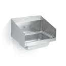 Vollrath 1410-0 Wall Mount Commercial Hand Sink w/ 13 9/16"L x 9 9/16"W x 5 1/2"D Bowl, Side Splashes thumbnail 2