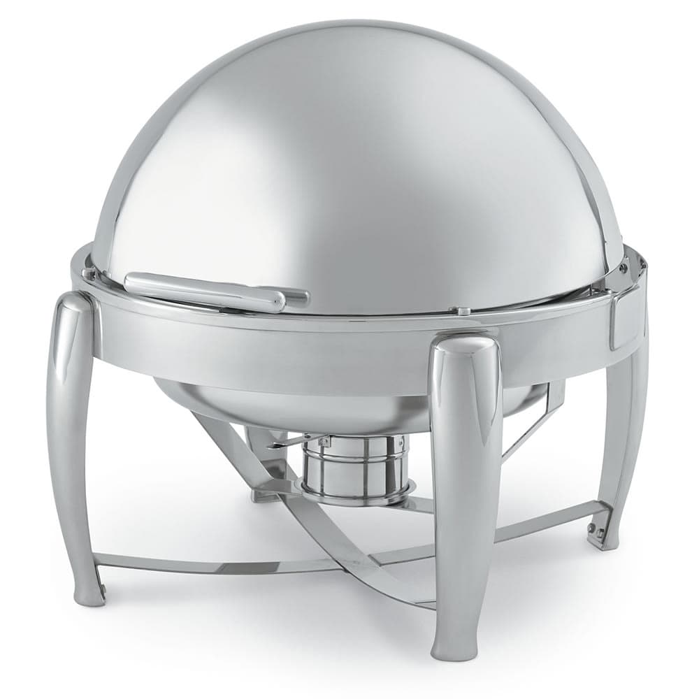 Vollrath T3605 Round Chafer w/ Roll-Top Lid & Chafing Fuel Heat
