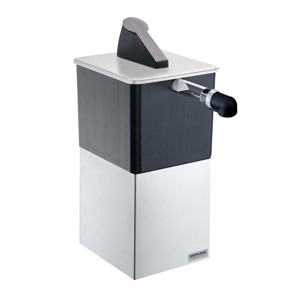 Server Single Countertop Dispenser w/ Pump, 1-1/2 Gallon Pouches, 1 oz. Stroke, Stainless (67760)