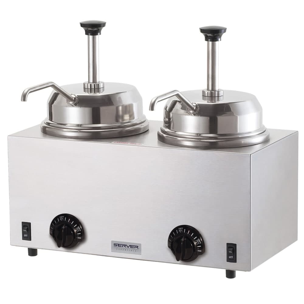Server 6 qt All Purpose Topping Warmer - 1/8 oz Increments, 120v (81230)